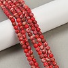 Dyed Natural Regalite/Imperial Jasper/Sea Sediment Jasper Beads Strands G-B124-C04-6