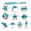 Ocean Theme Wooden Sea Animal Pendant Decorations PW-WG532B8-01-5