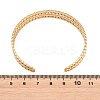Hollow 304 Stainless Steel Open Cuff Bangles for Women BJEW-F547-02G-5