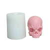 Halloween Skull DIY Food Grade Silicone Candle Molds PW-WG53501-01-2