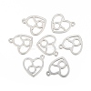 Non-Tarnish 304 Stainless Steel Pendants STAS-I157-07D-1