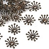 Brass Bead Caps OHAR-PW0003-121E-3