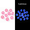 Transparent & Luminous Plastic Beads KY-T025-01-H06-1