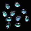 Teardrop Transparent Glass Cabochons MRMJ-T009-158B-1