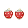 Light Gold Plated Alloy Enamel Pendants PALLOY-N176-26A-RS-1