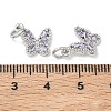 SHEGRACE Brass Pave Clear Cubic Zirconia Pendants XGRQ3Q688-628P-D-3