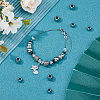 120Pcs 2 Styles 304 Stainless Steel European Beads FIND-HS0001-23-6