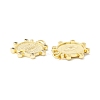 Rack Plating Brass Micro Pave Cubic Zirconia Pendants KK-E278-09G-2