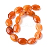 Natural Striped Agate/Banded Agate Beads Strands G-Q182-01E-3