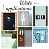 201 Stainless Steel Toliet Indicators DIY-WH0056-40B-7