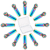 12Pcs Rectangle Zinc Alloy Replacement Zipper Sliders FIND-GF0001-51-1