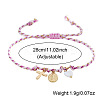 Religion Brass & Natural Shell Charm Bracelets LS-KR4902-4-2