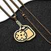 201 Stainless Steel Pickleball Paddle Pendant Box Chain Necklaces for Women Men LS-NJEW-H050-02G-1