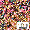 Half Round ABS Plastic Cabochons FIND-TAC0038-08C-4