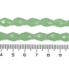 Electroplate Imitation Jade Glass Beads Strands EGLA-N013-J6mm-D04-4