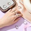 8Pcs 8 Styles Alloy Cuff Rings RJEW-CJ0001-02-6