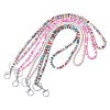 Handmade Polymer Clay ID Card Neck Strap Card Holder HJEW-JM02511-2
