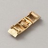 Zinc Alloy with Rhinestone Snap Lock Clasps FIND-WH0126-496KCG-2