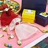 200Pcs 10 Colors Polyester Rose Ornaments DIY-GF0006-84-4