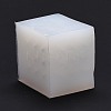 Cuboid DIY Candle Silicone Molds with Diamond Shape Ball DIY-B034-12-2