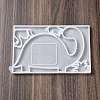 DIY Dinosaur Photo Frame & Grass Decoration Silicone Molds DIY-I099-57-2