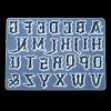 Gothic Style Letter A~Z DIY Silicone Molds LS-DIY-P078-02-4