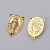 Tibetan Style Oval with Virgin Holy Rosary Center Pieces Chandelier Links LS-GLF0961Y-NF-2