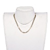 Brass Cobs Chains Necklaces NJEW-JN02637-4