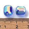 AB Color Plated Glass Beads GLAA-F108-12B-08-3