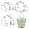 6Pcs 3 Style Plastic Handbag Handle KY-PH0001-59-1