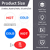 16 Pairs 2 Style Acrylic Public Signs DIY-FH0008-28C-2