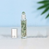 Natural Green Aventurine Roller Ball Bottles BOTT-PW0011-70B-03-1