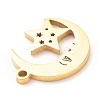 201 Stainless Steel Pendants STAS-G258-04G-4