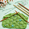 Acrylic Beaded Knitting Row Counter Chains HJEW-NB00168-5