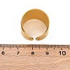 304 Stainless Steel Cuff Rings for Women RJEW-F175-02G-03-3