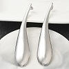 304 Stainless Steel Teardrop Stud Earrings for Women EJEW-M089-07P-1