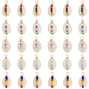 30Pcs Natural Shell Pendants FIND-SC0015-63-1