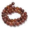 Natural Striped Agate/Banded Agate Beads Strands G-B079-A05-03B-3