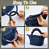 Cowhide Leather Bag Handle Wrap DIY-WH0308-876-4