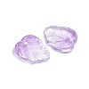 Two-Tone Transparent Glass Charms GLAA-H016-15M-2