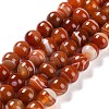 Natural Striped Agate/Banded Agate Beads Strands G-Z060-A01-C05-1