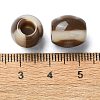 Two Tone Resin European Beads RESI-U008-06E-2