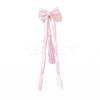 Bowknot Long Ribbon Alligator Hair Clip LS-PHAR-D013-03A-3