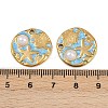 304 Stainless Steel Enamel Pendants STAS-K309-02G-3