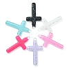 30Pcs 6 Colors Religion Opaque Resin Pendants RESI-CJ0003-46-3