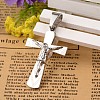 Non-Tarnish 304 Stainless Steel Crucifix Cross Pendants LS-STAS-I035-13A-1
