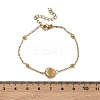 Marine Life Theme 304 Stainless Steel Link Bracelets BJEW-F534-02G-7