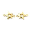 Brass Connector Charms X-KK-H442-33G-1