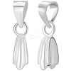 10Pcs 925 Sterling Silver Ice Pick Pinch Bails STER-BBC0001-29B-1