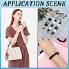140Pcs 2 Colors Food Grade Eco-Friendly Silicone Abacus Beads SIL-SC0013-71-4